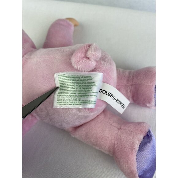 Cabbage Patch Kids Cuties 10" Doll Pink Pig Barnyard Thumb Sucker Plush Outfit B - Picture 8 of 10